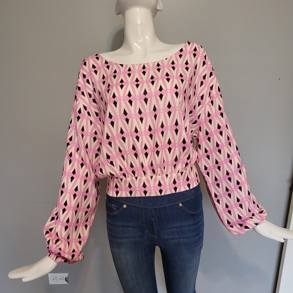 Deluc Holder Blouse, BNWT with Flaw, Size M